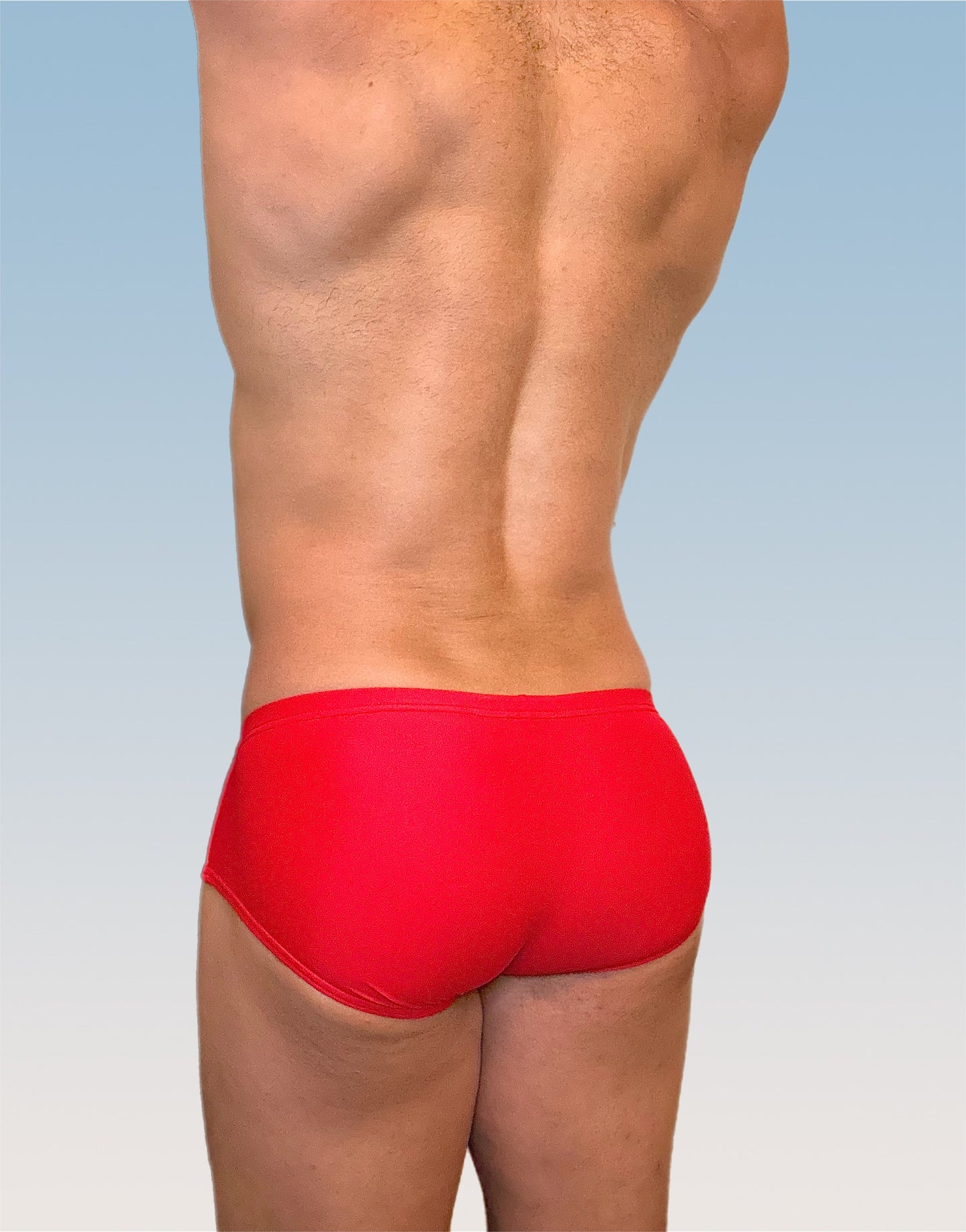 Bright Red - Square Cut Brief
