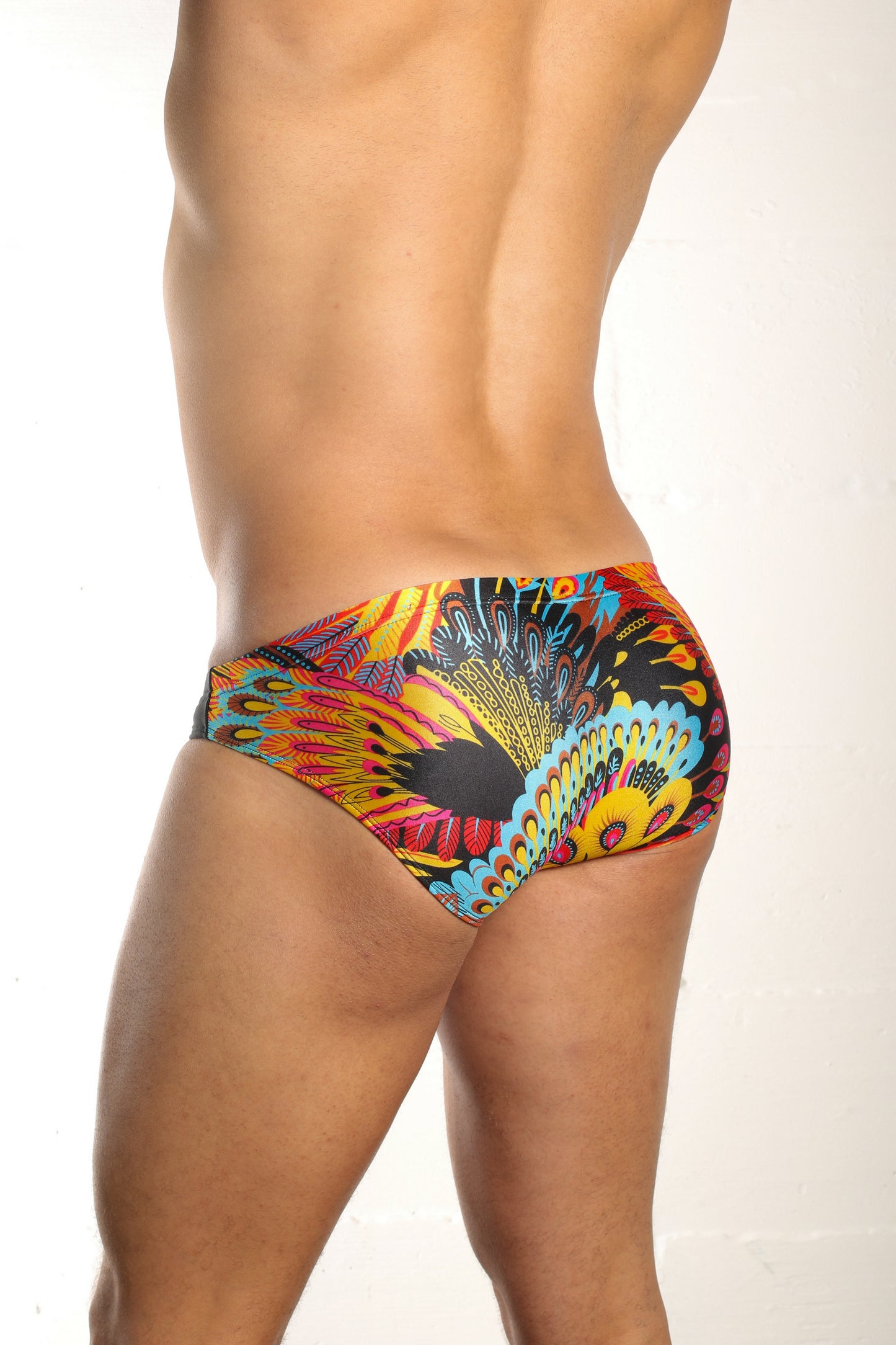 Peacock - Yellow bikini